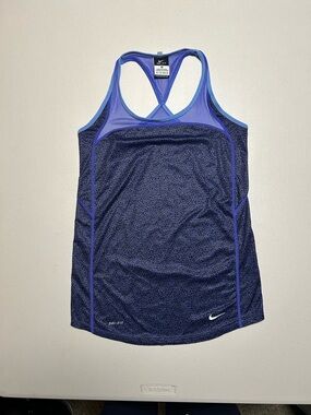 Nike Women's Purple Racerback and Capris Dri-FIT Matching Set - Size XS